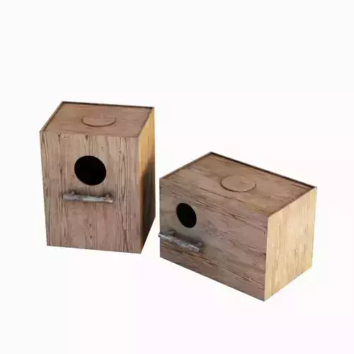 Wooden Birdhouse E 03
