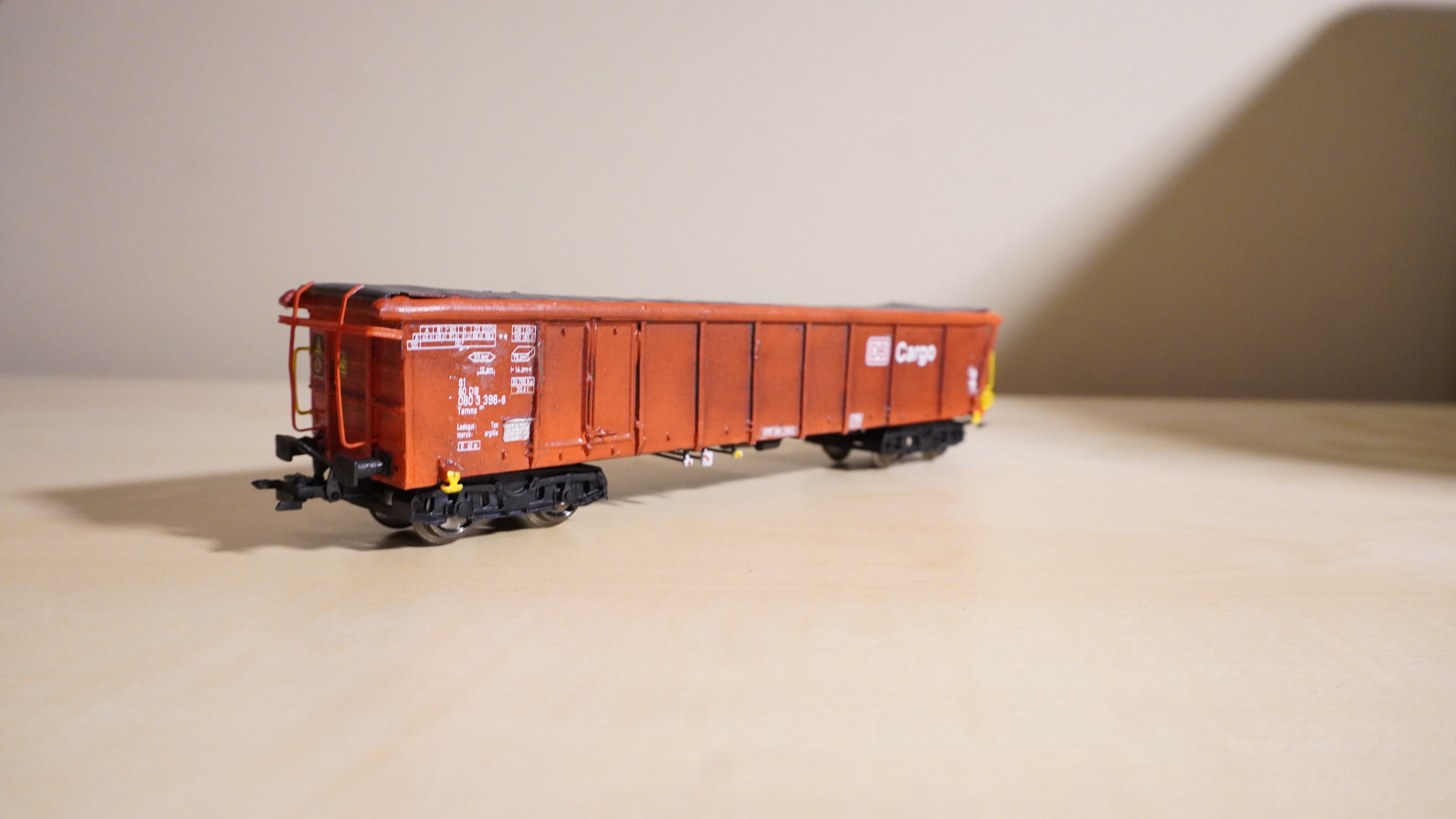 Pre supported H0 1-87 scale Tamns 893 freight car 3D print model_2
