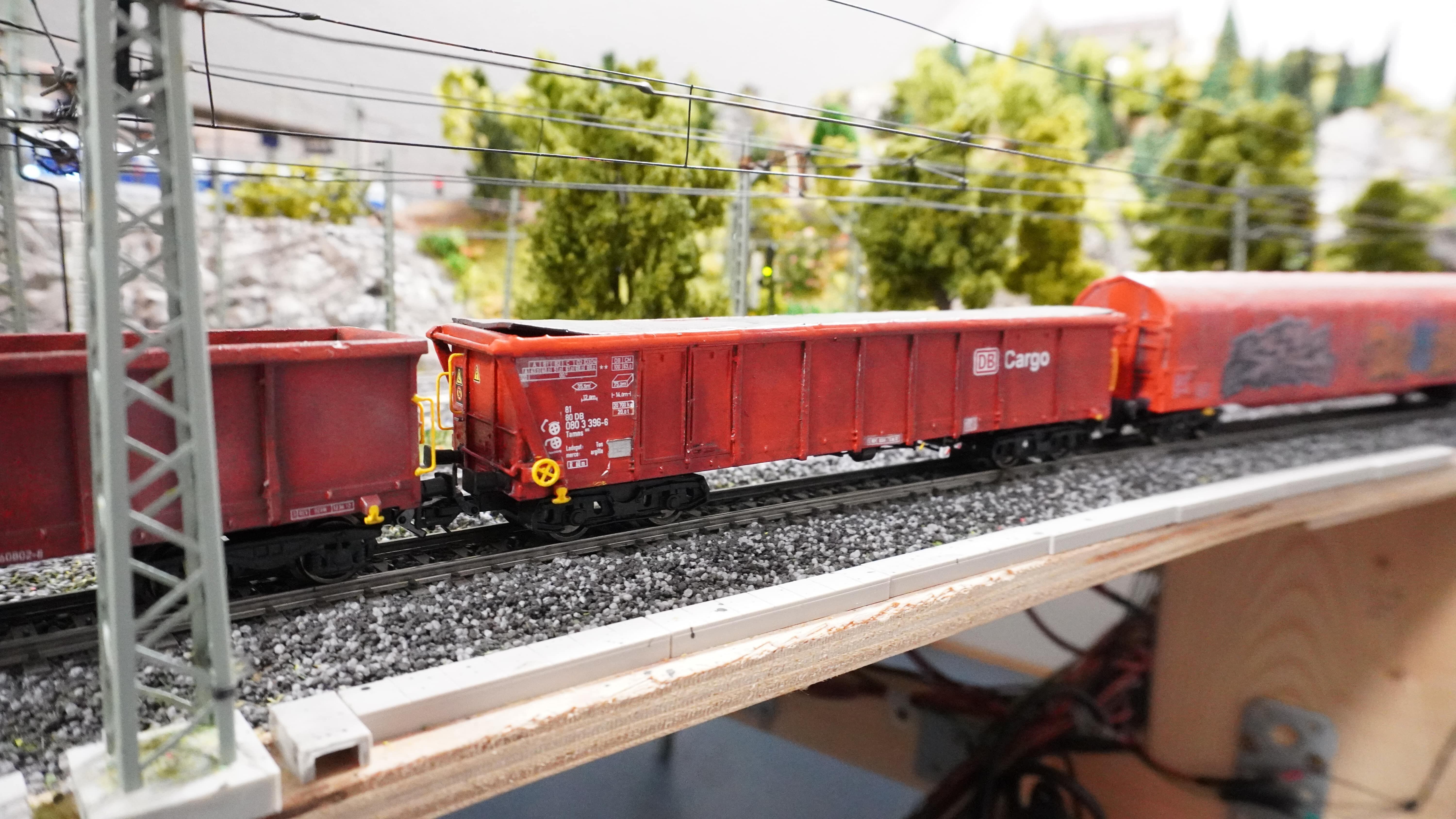 Pre supported H0 1-87 scale Tamns 893 freight car 3D print model_4