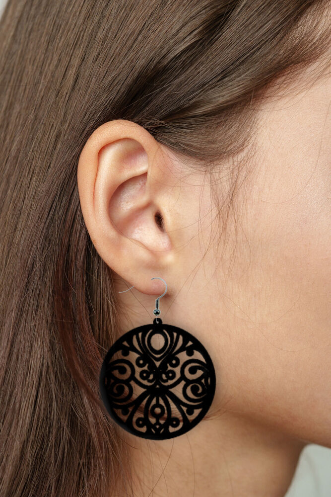 Earrings Modern Minimalist 3D print model_2