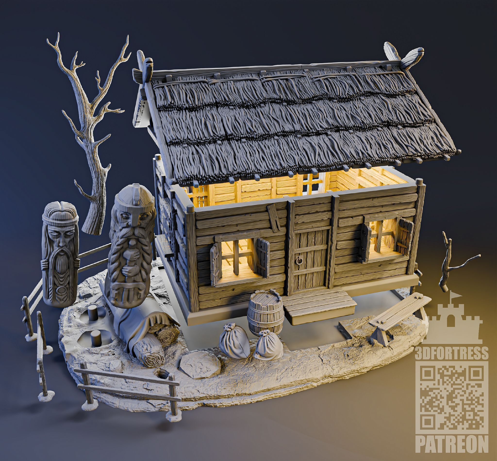 VIP Custom House 3D print model_15