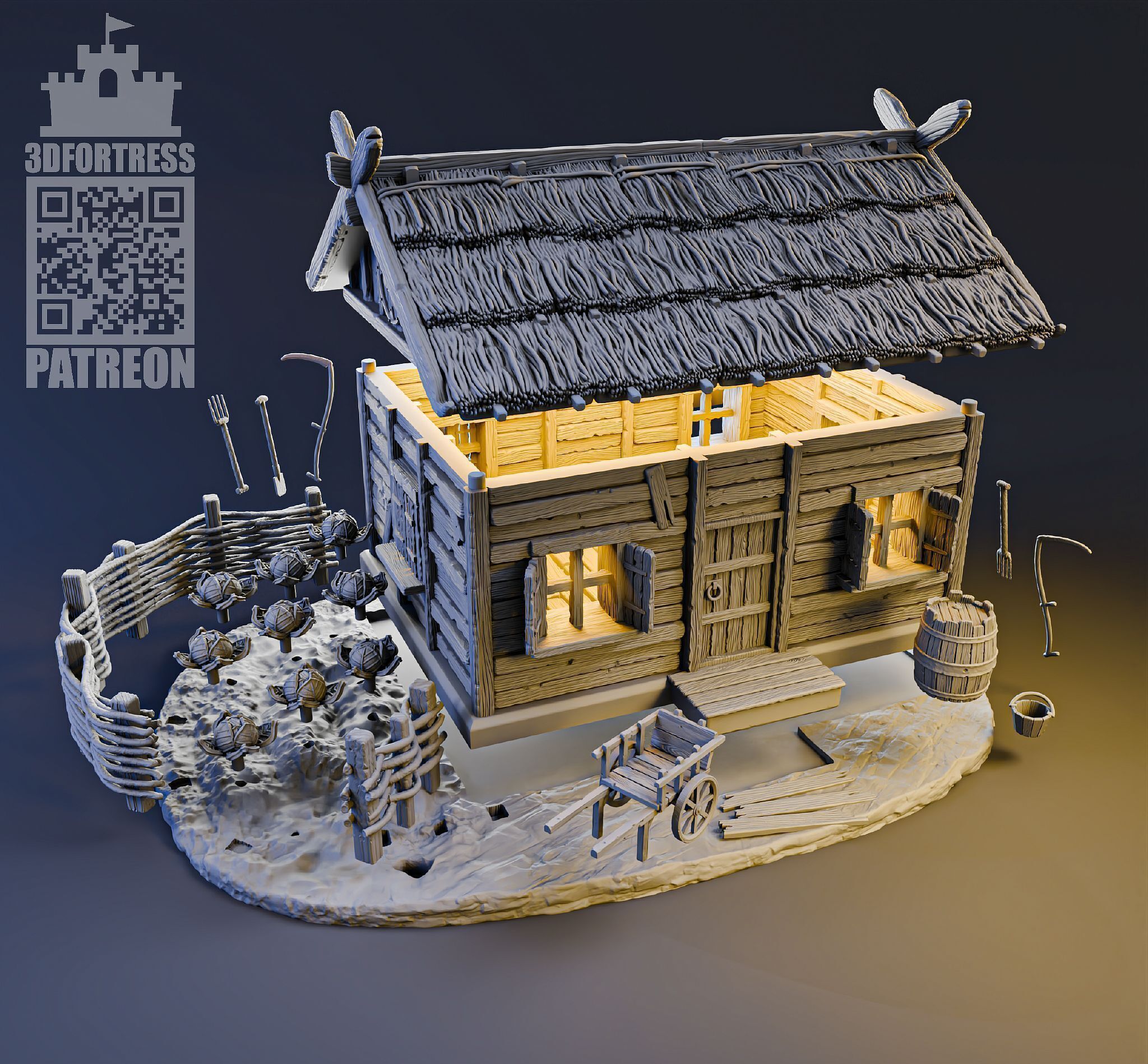 VIP Custom House 3D print model_3
