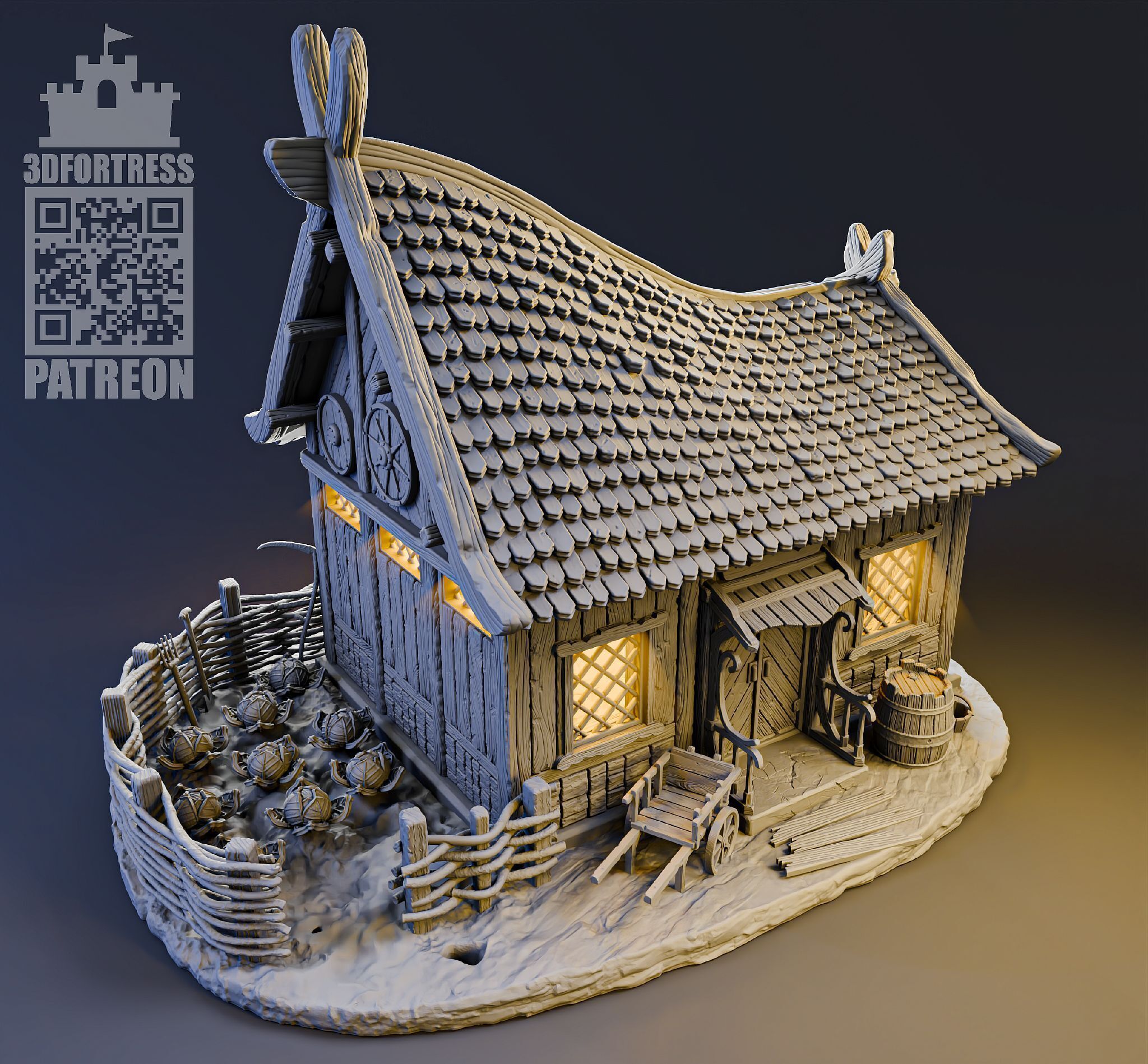 VIP Custom House 3D print model_11