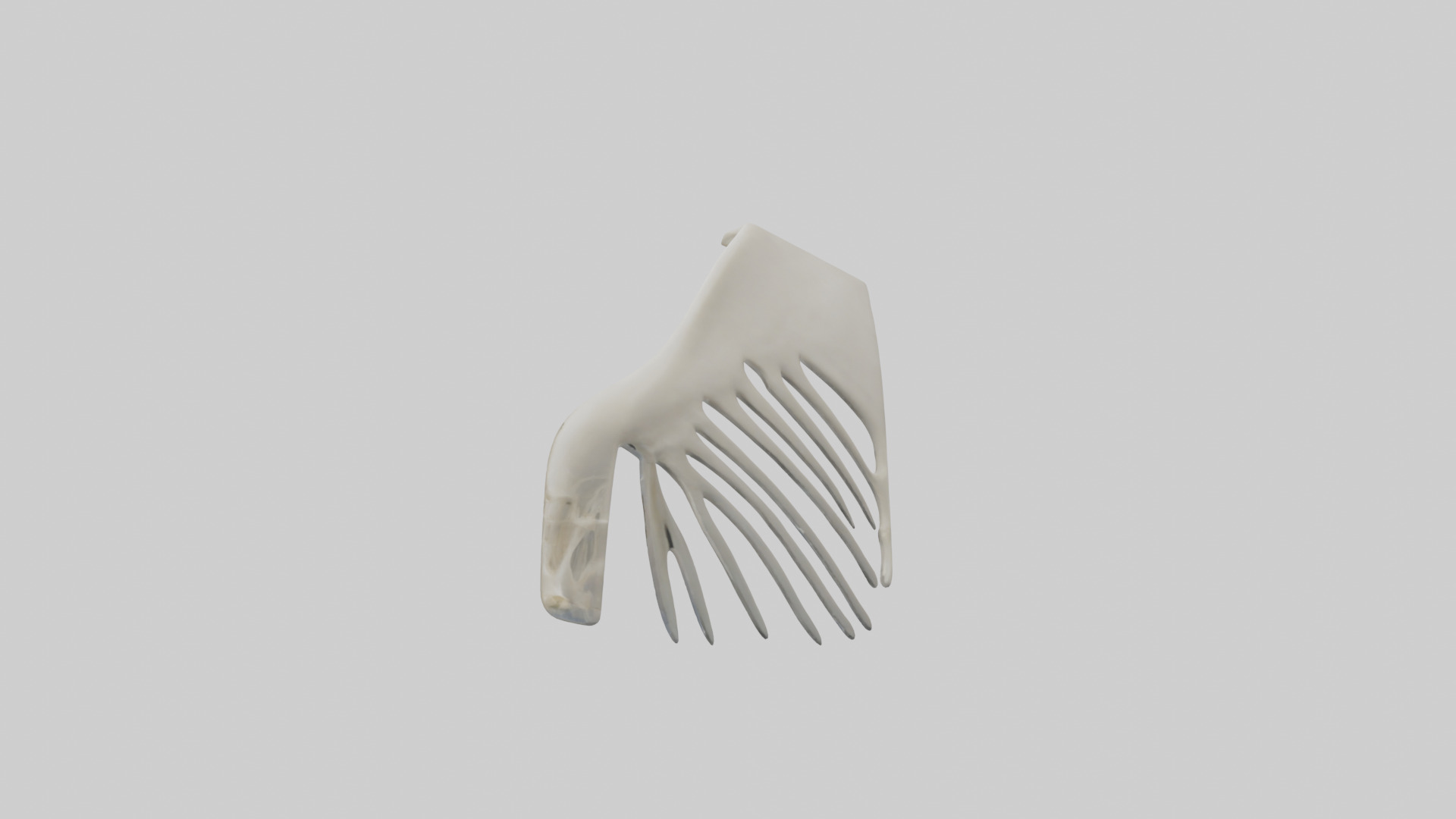 Dolphin Fin Skeleton model 3D model_12