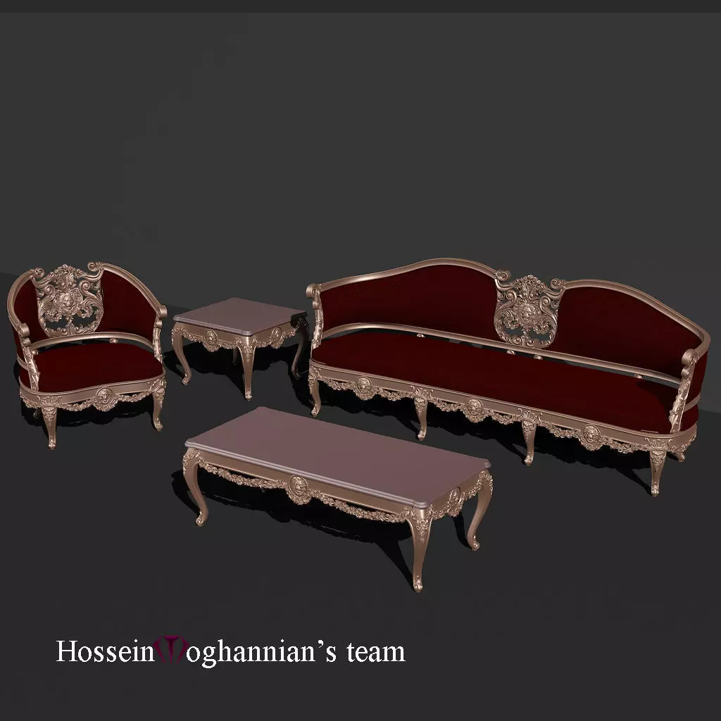 Lion set 3D Model Collection_0