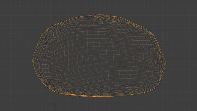 Photorealistic 3D scan of jelly donut or German Jam Doughnut Low-poly 3D model 4