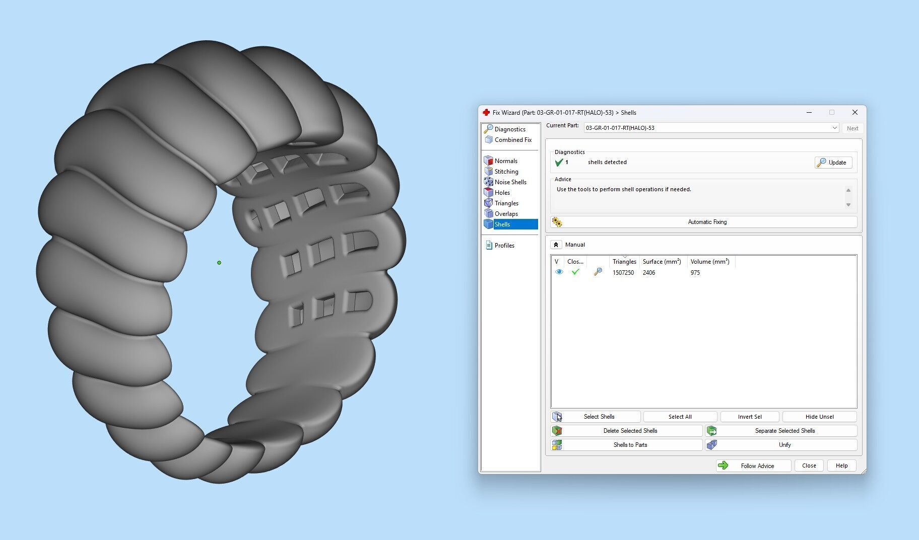 Golden Twirl Elegance 3D print model_17