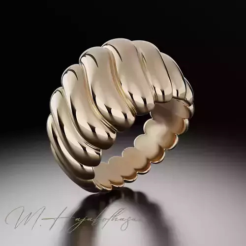 Golden Twirl Elegance