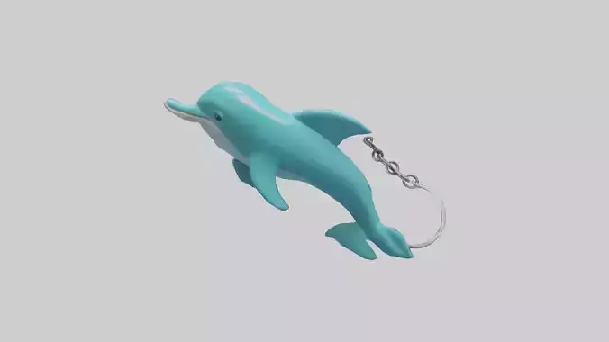 Dolphin keychain model 3D model