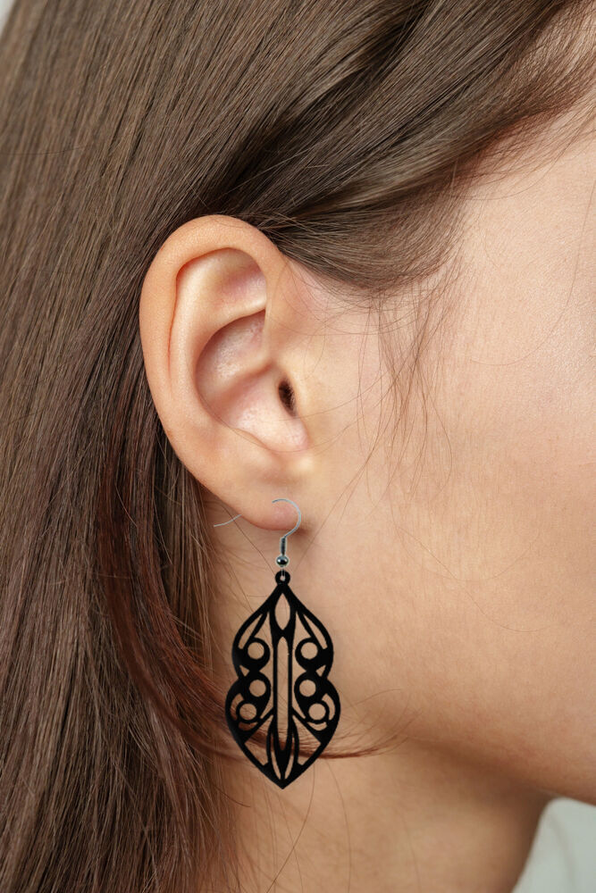 Earrings Modern Minimalist 3D print model_2