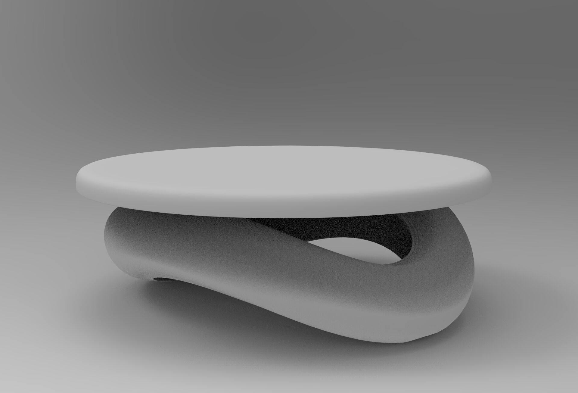 Tre Side Table Low-poly 3D model_7