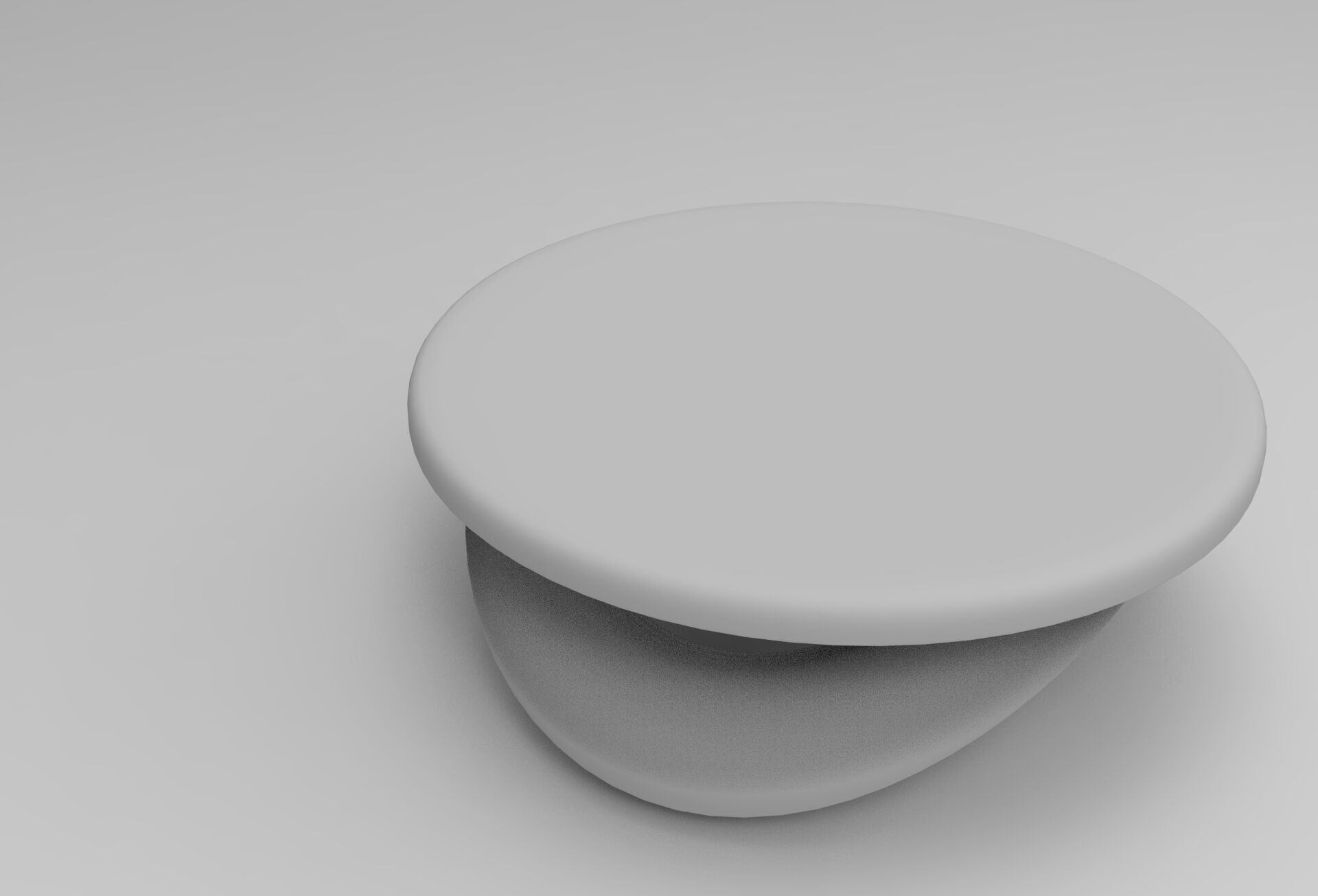 Tre Side Table Low-poly 3D model_8