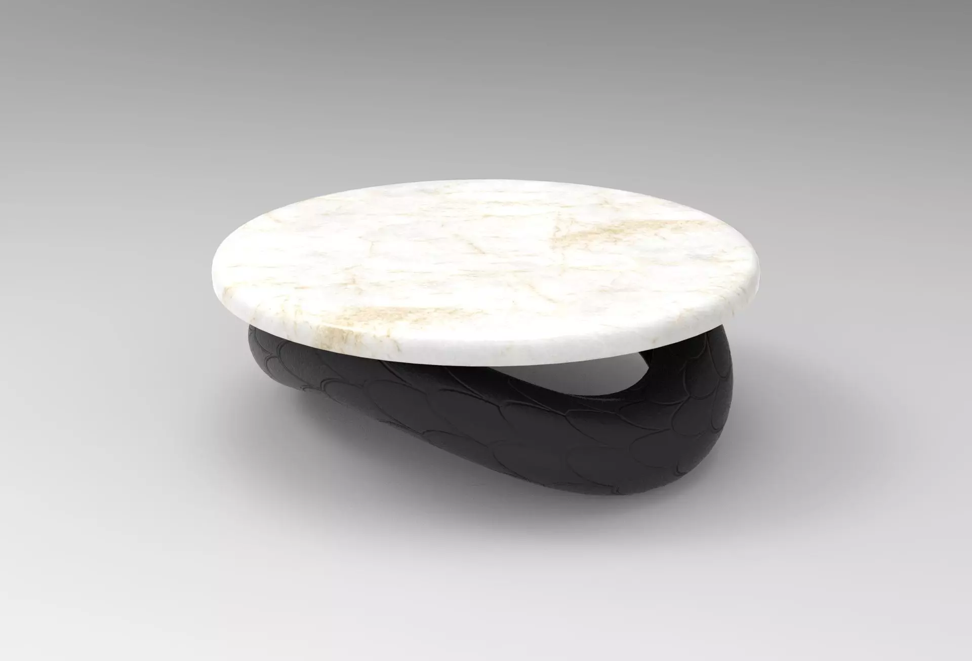 Tre Side Table Low-poly 3D model_0