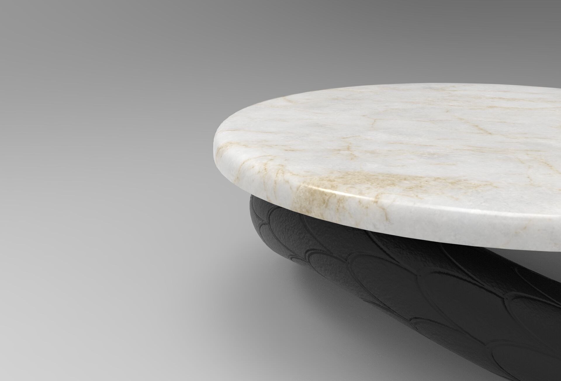 Tre Side Table Low-poly 3D model_3