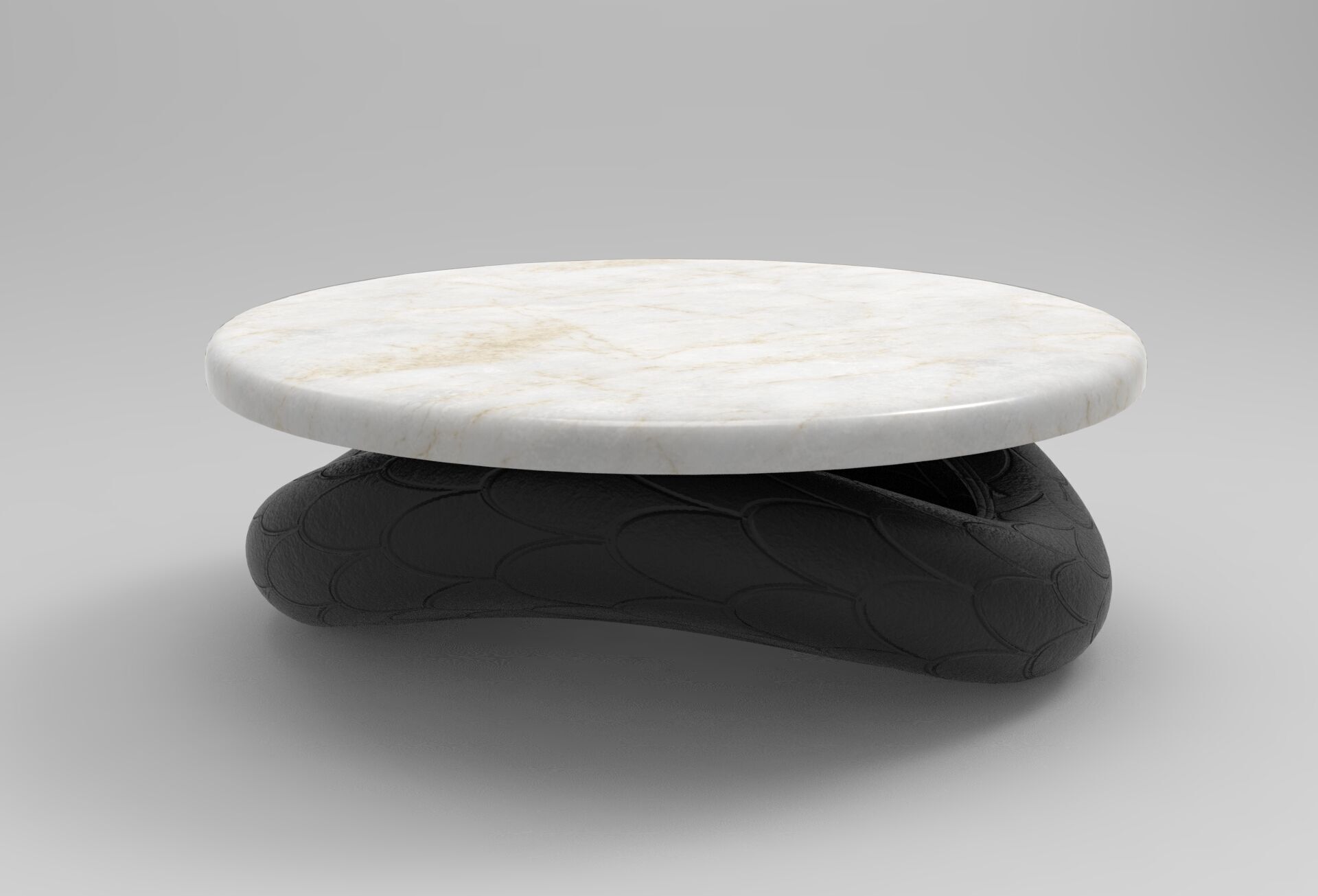 Tre Side Table Low-poly 3D model_2