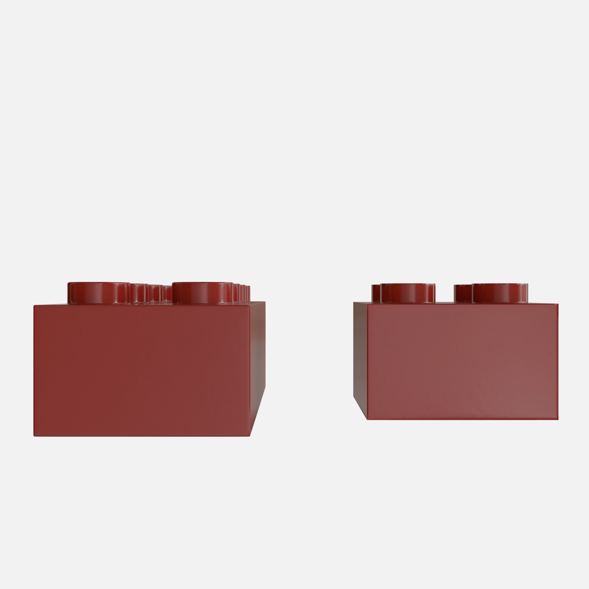 Lego bricks Low-poly 3D model_4