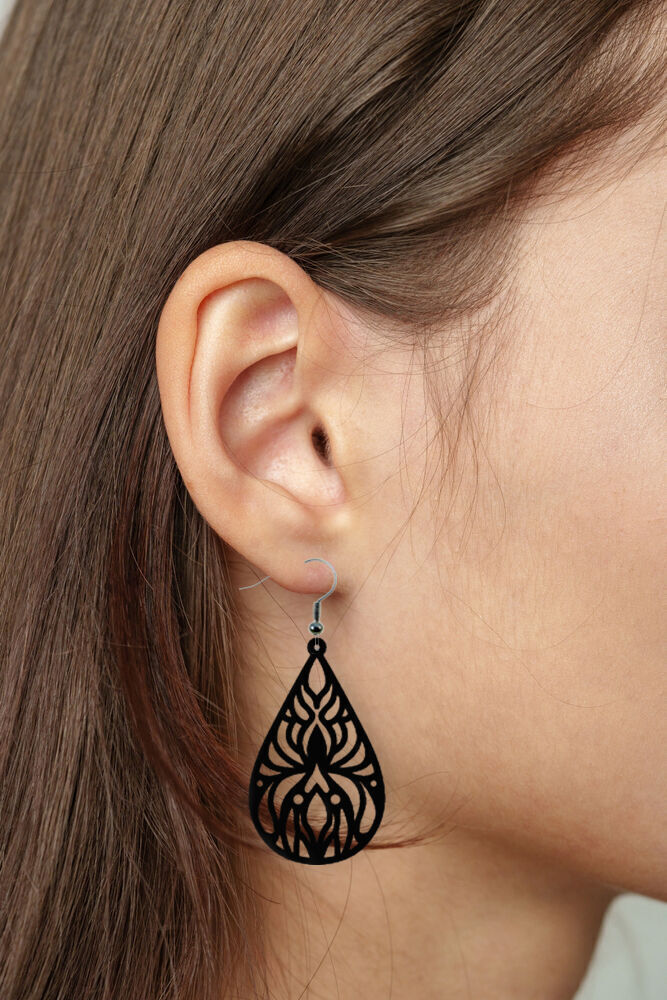 Earrings Modern Minimalist 3D print model_2