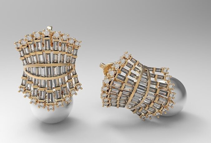 earrings 3D print model