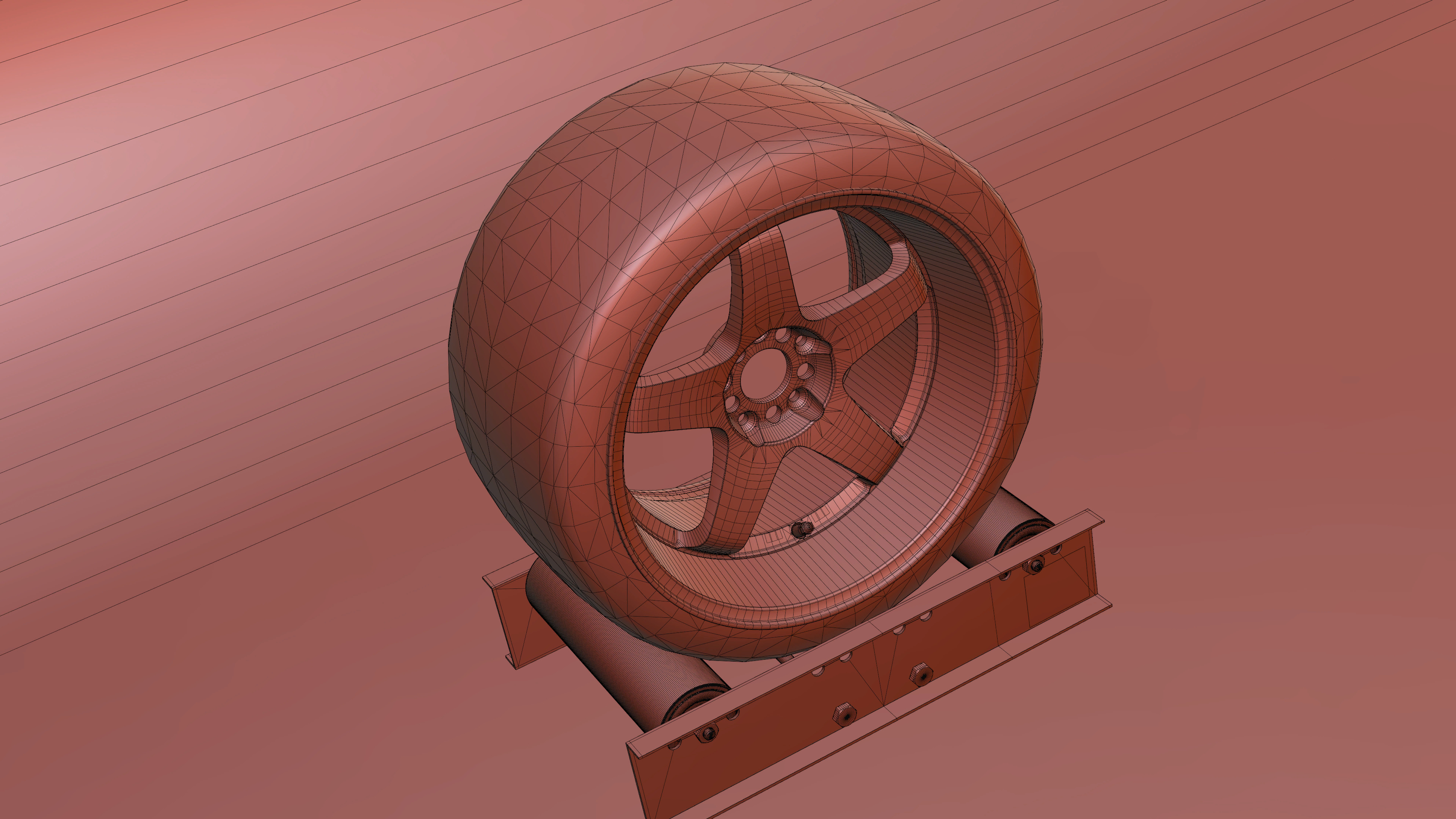 ROTA P45R3 Low-poly 3D model_14