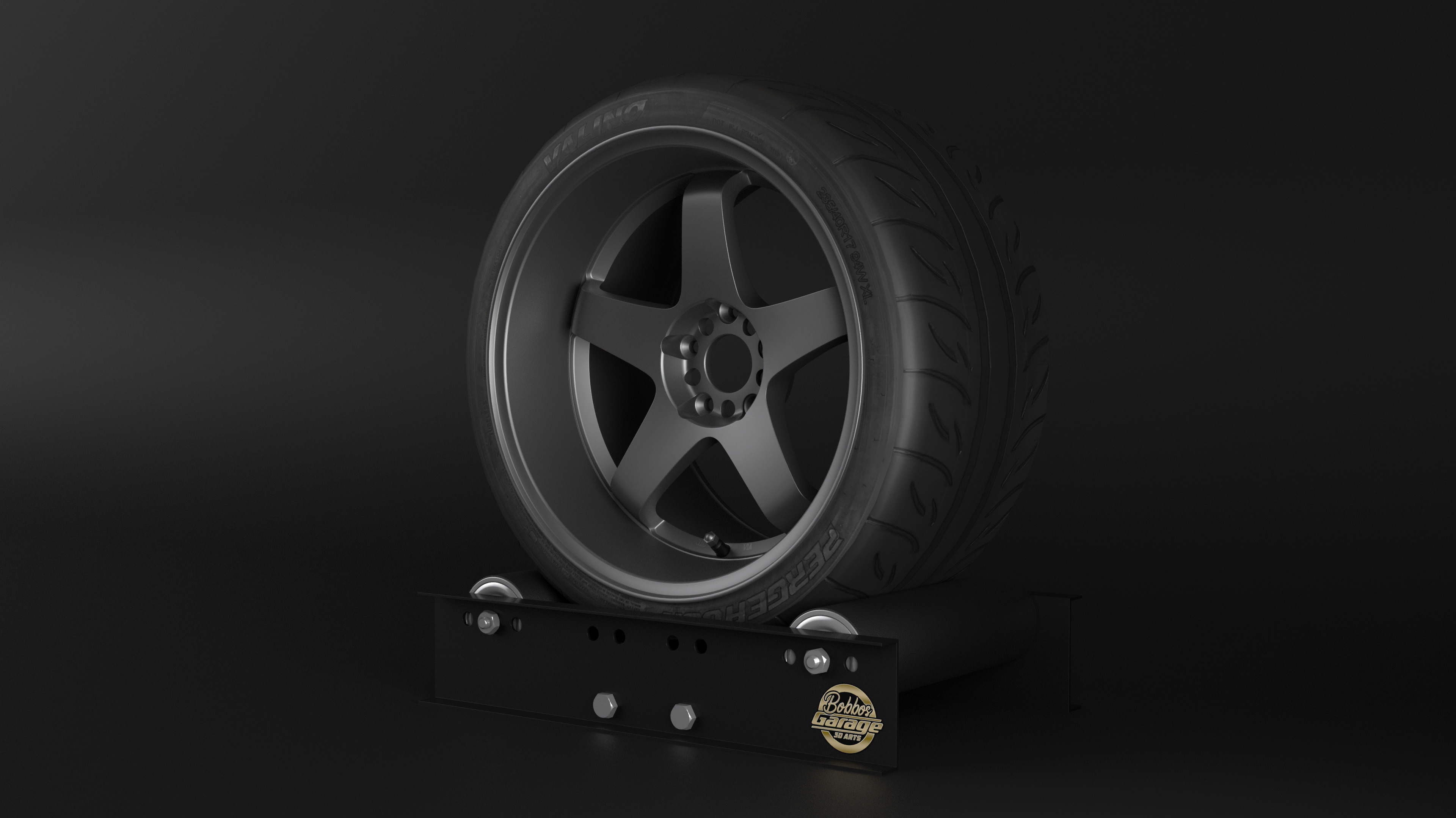 ROTA P45R3 Low-poly 3D model_7