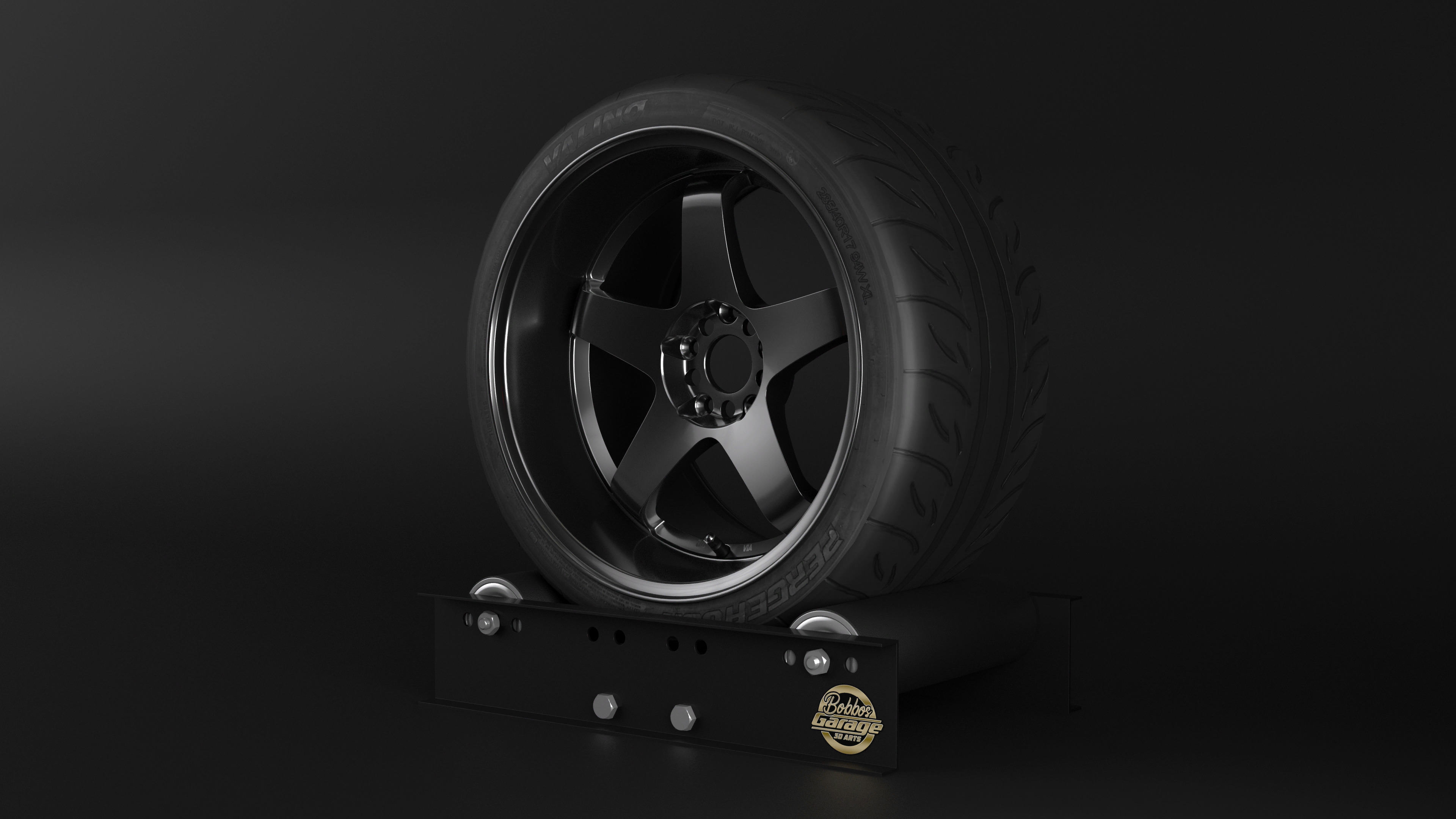 ROTA P45R3 Low-poly 3D model_4