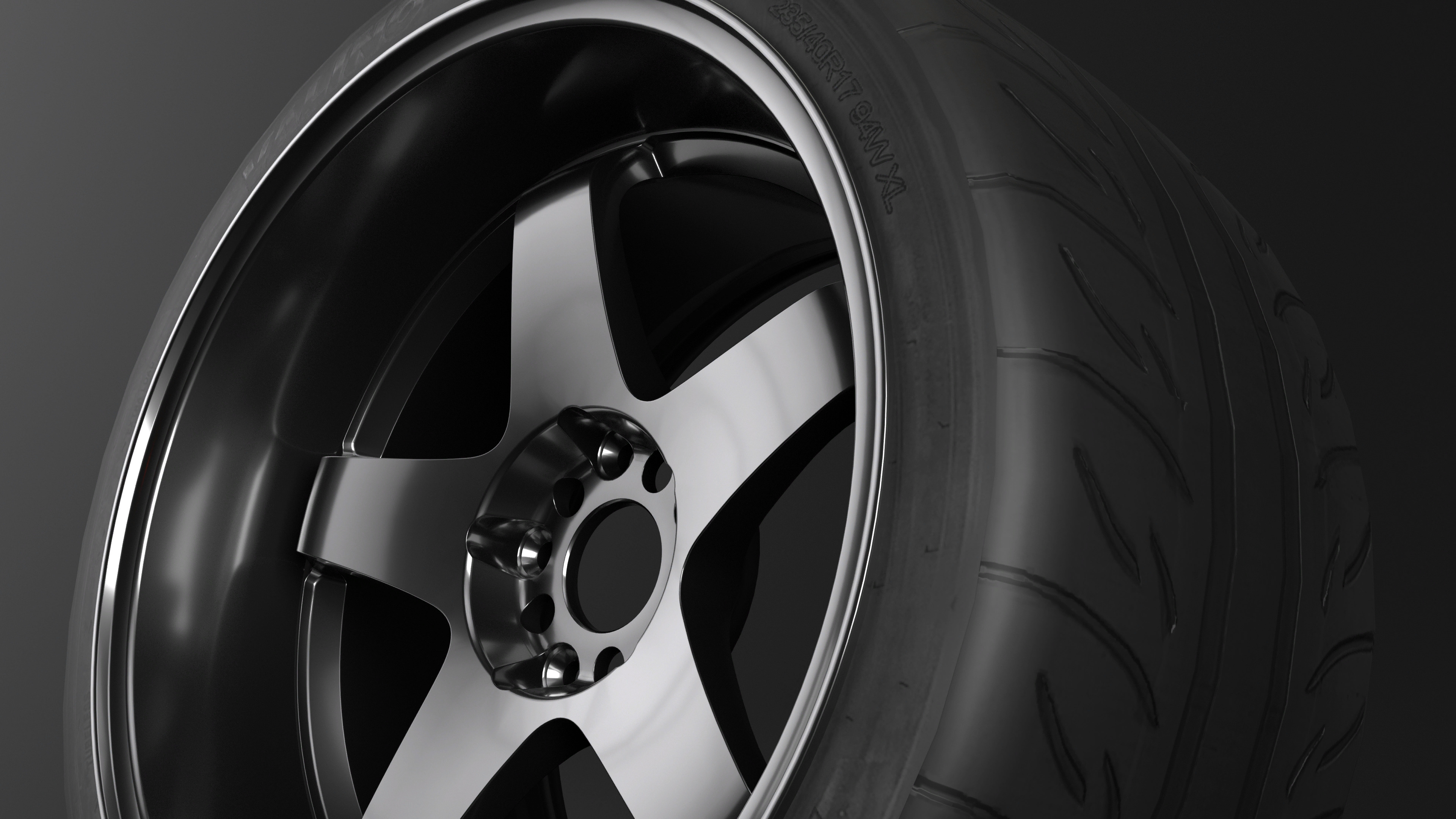 ROTA P45R3 Low-poly 3D model_3