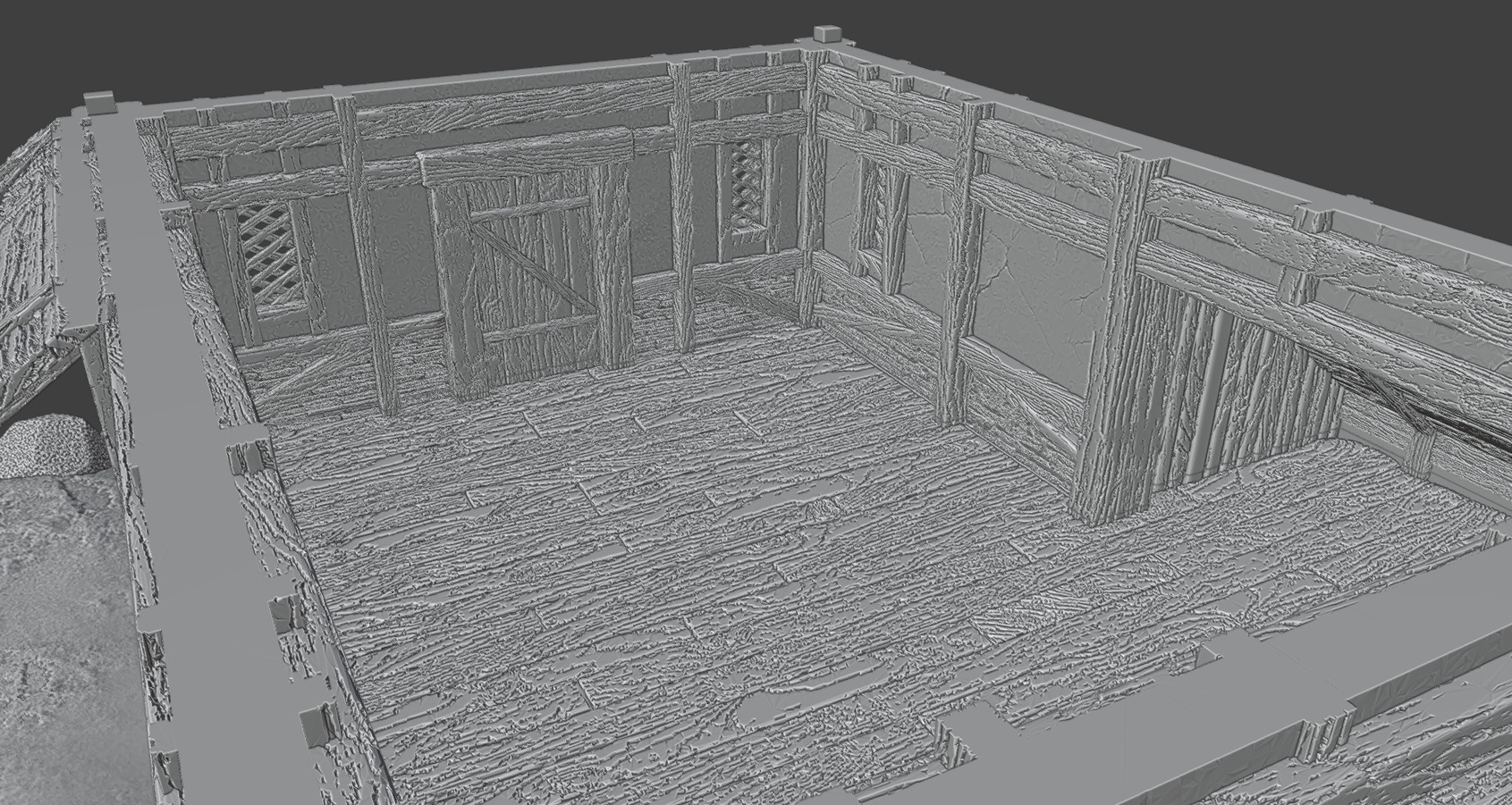 Viking Barn 3D print model_14
