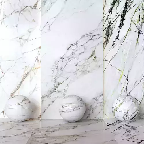 Porcelanosa Xtone Calacatta Tile - 3in1 Marble Collection