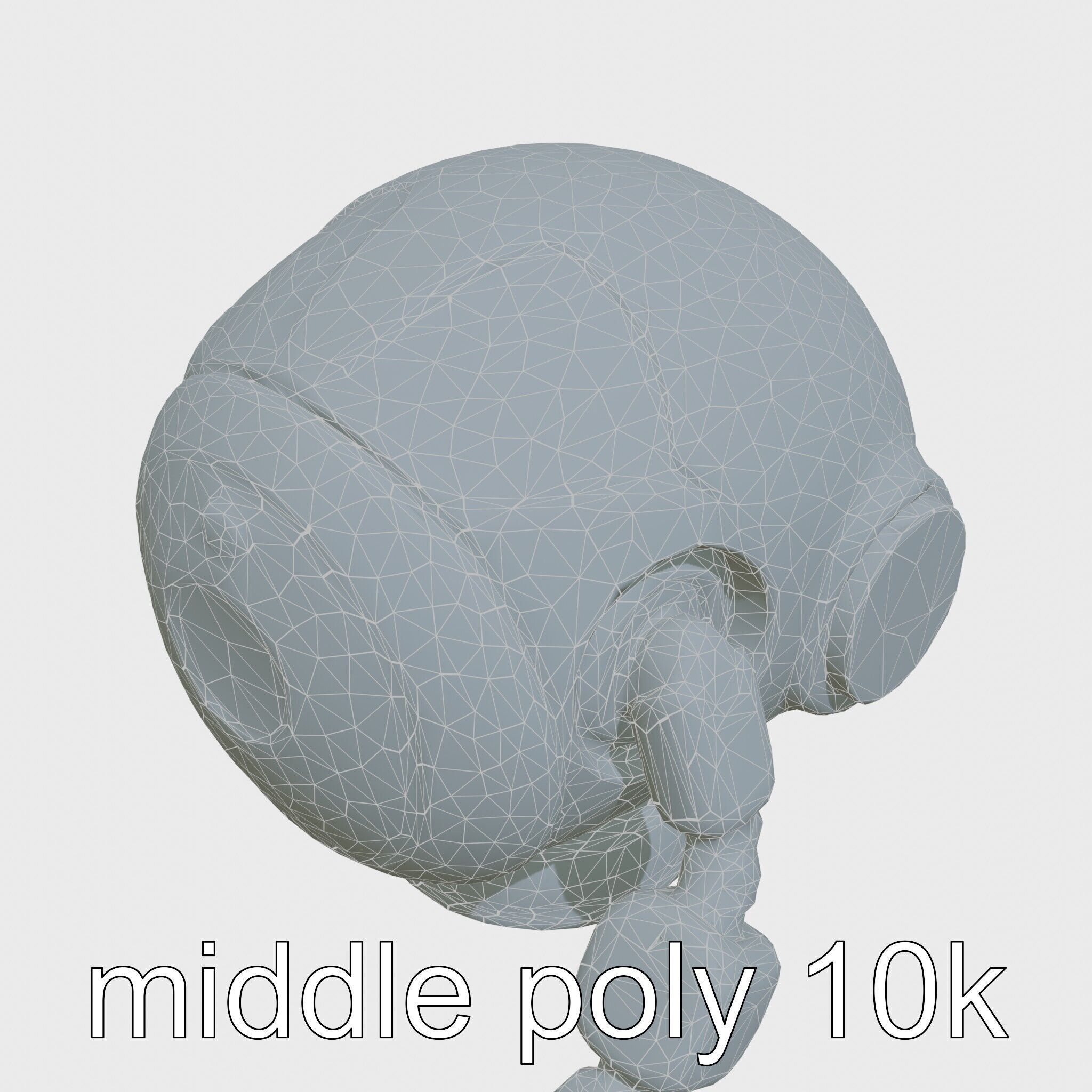 Stylish Toy Robot Assistant with Neon Indicators Low-poly 3D model_29