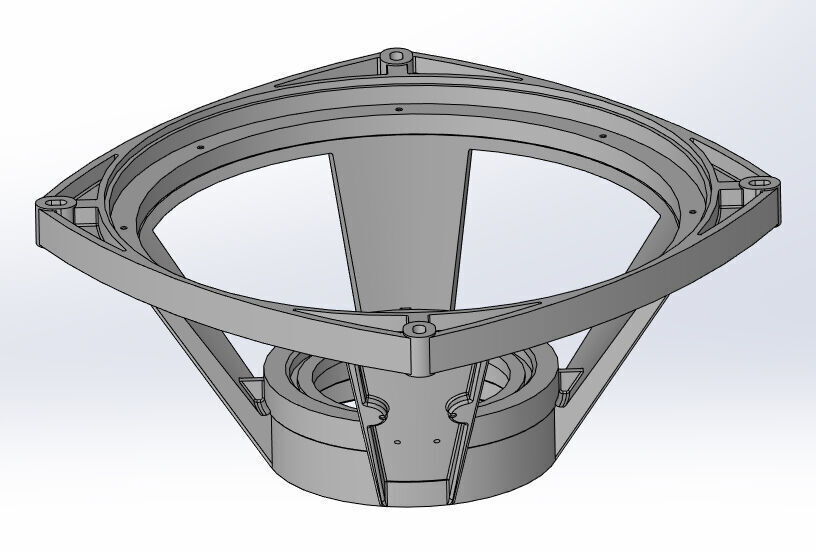 Frame from speaker 4A-32 3D print model_11