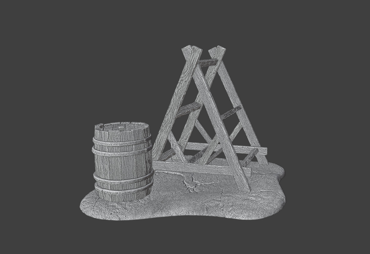 Barrels 3D print model_14