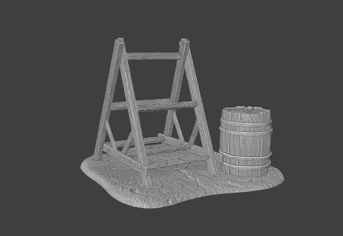 Barrels 3D print model_10