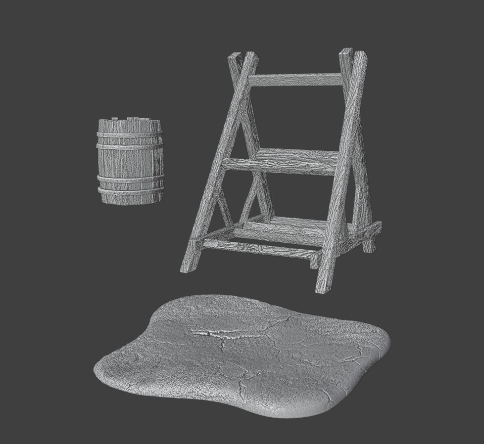 Barrels 3D print model_16