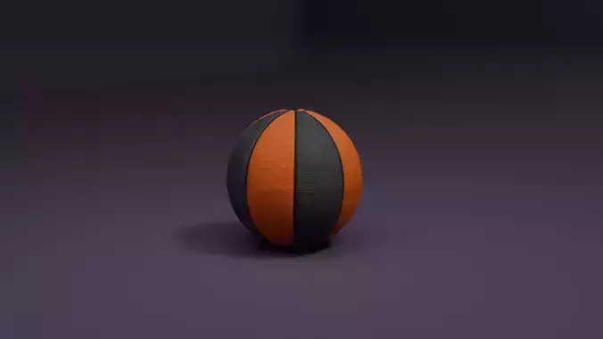 Procedural Basketball mulit-color optional