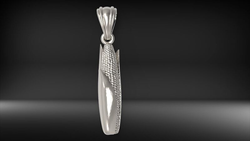 Corn pendant  3D print model_8