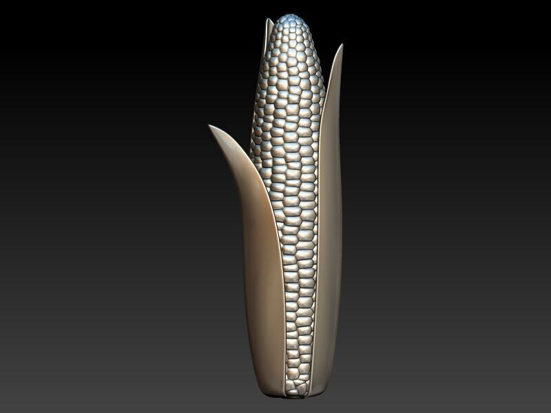 Corn pendant  3D print model_6