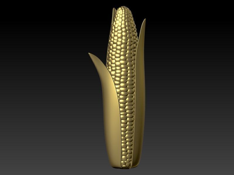 Corn pendant  3D print model_1