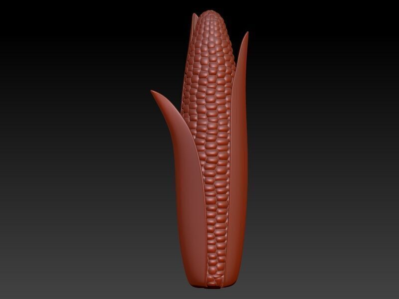 Corn pendant  3D print model_4