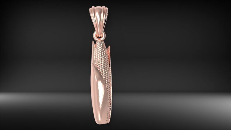 Corn pendant  3D print model_11
