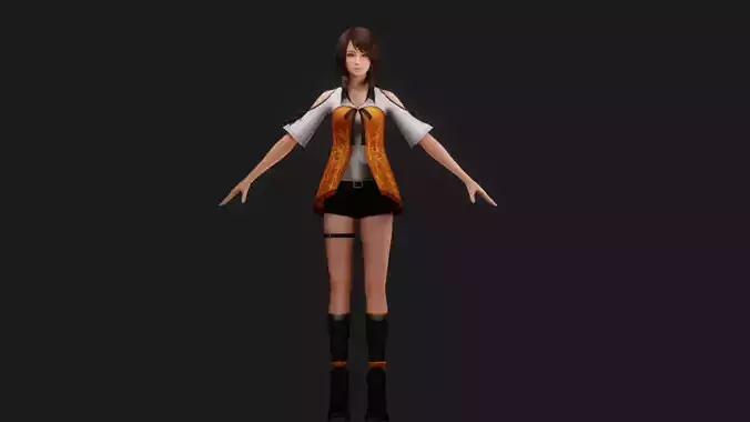 yuri kozukata 3D model