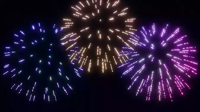 Fireworks Blender Eevee Next