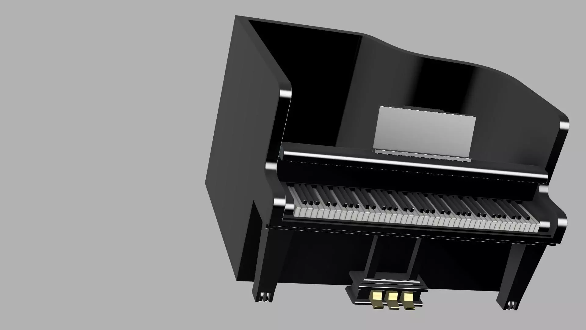 book shelf very realistc design 3D print model_0