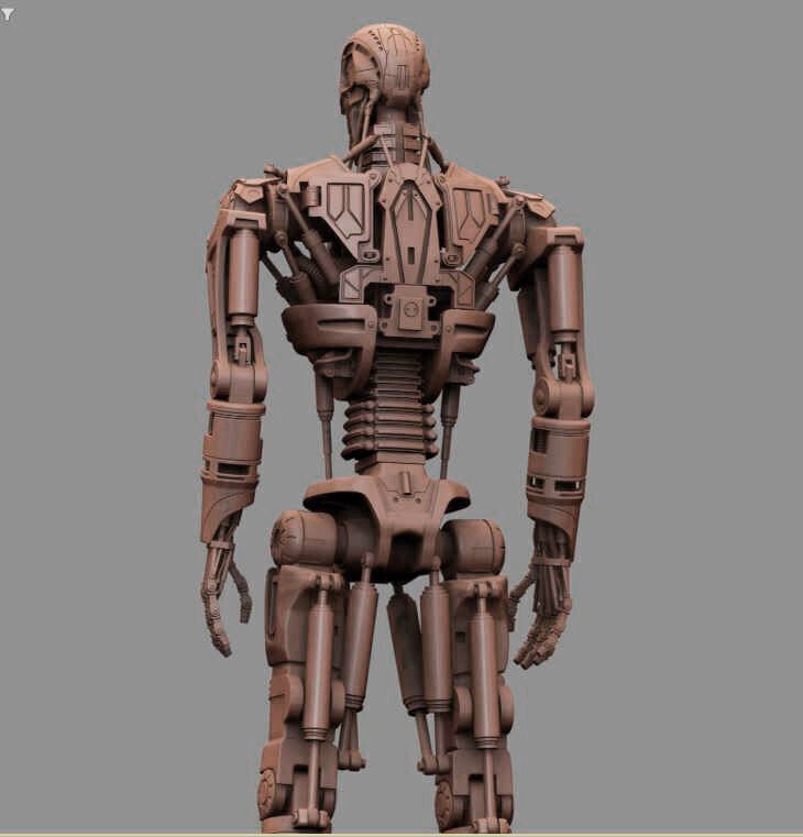 T-600 Terminator Salvation V2 3D print model_36