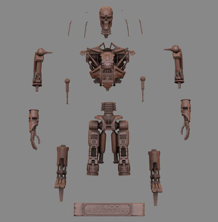 T-600 Terminator Salvation V2 3D print model_7