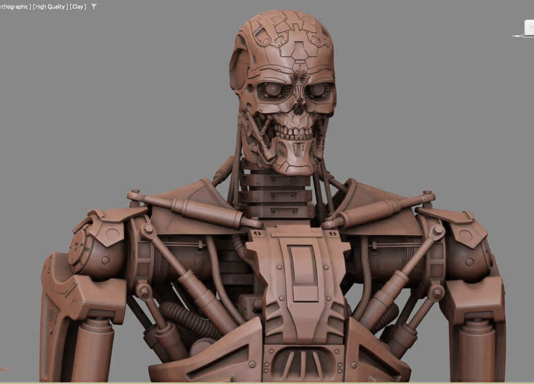 T-600 Terminator Salvation V2 3D print model_15