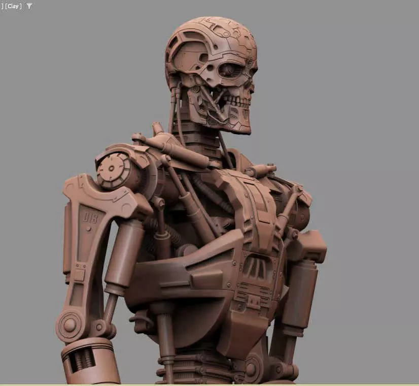 T-600 Terminator Salvation V2 3D print model_0
