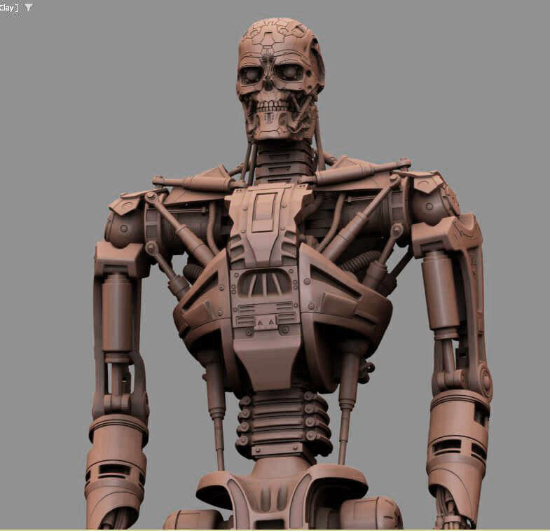 T-600 Terminator Salvation V2 3D print model_38