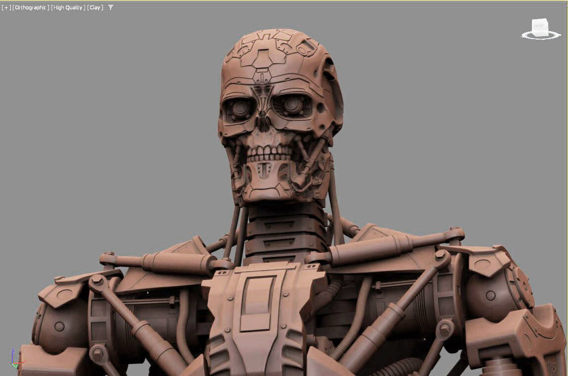 T-600 Terminator Salvation V2 3D print model_50