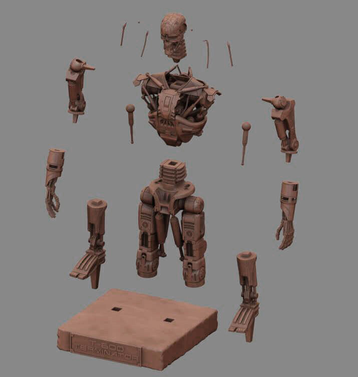 T-600 Terminator Salvation V2 3D print model_8