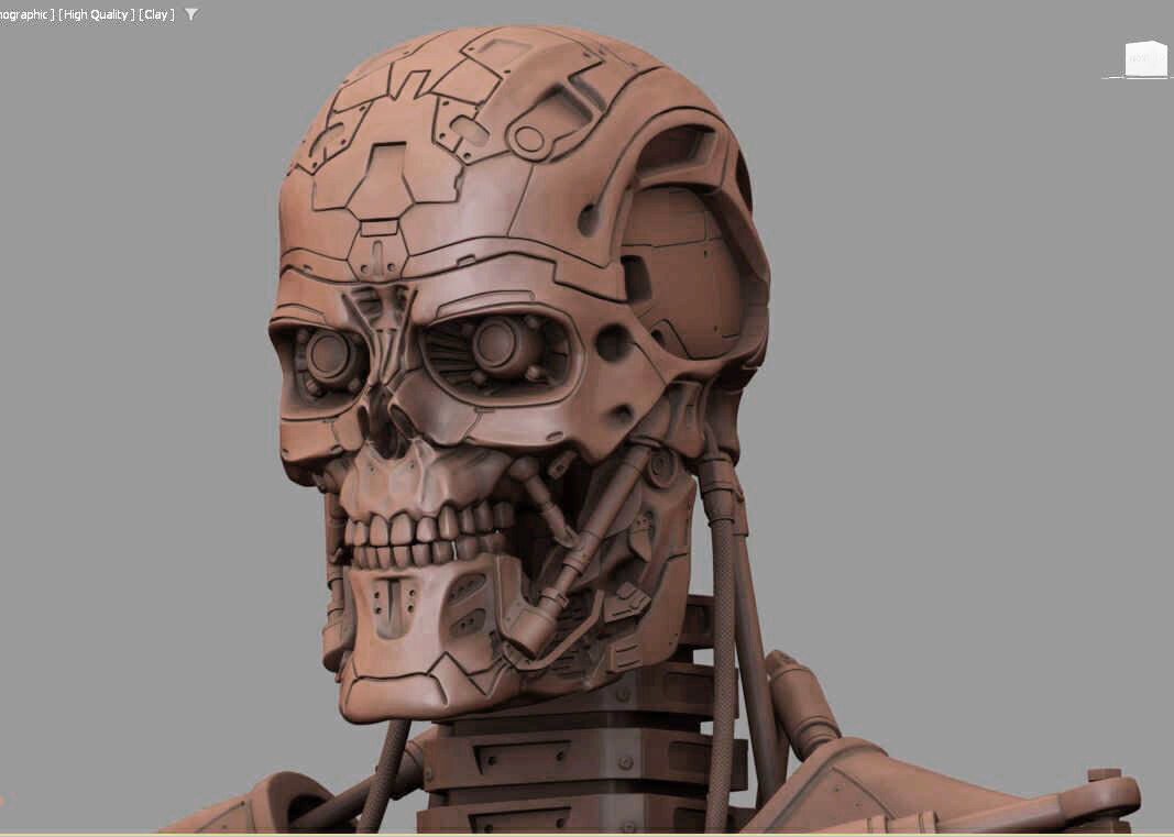 T-600 Terminator Salvation V2 3D print model_2